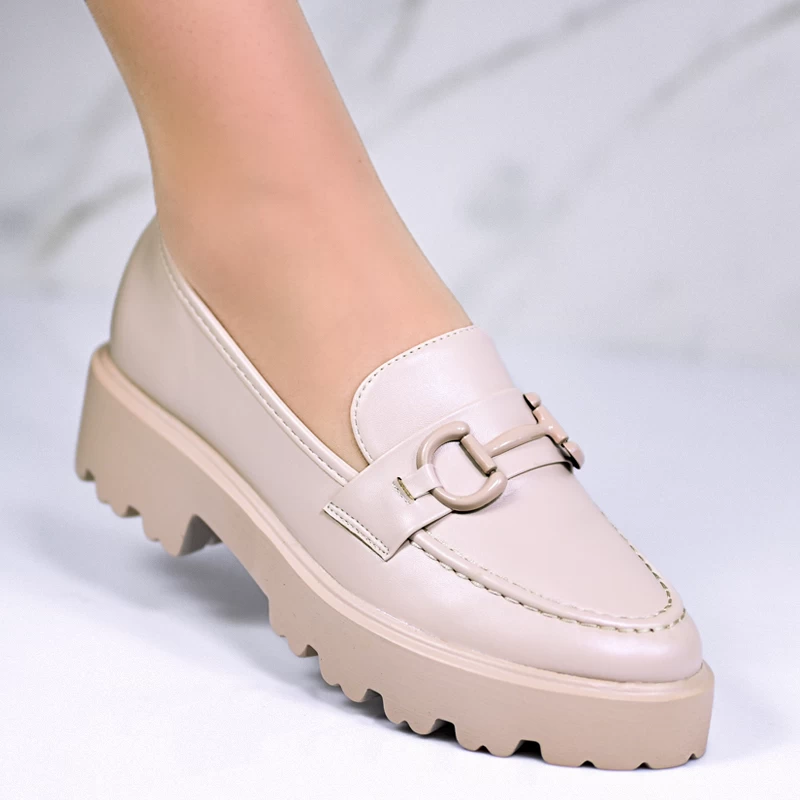 Boty A5704-2 Beige