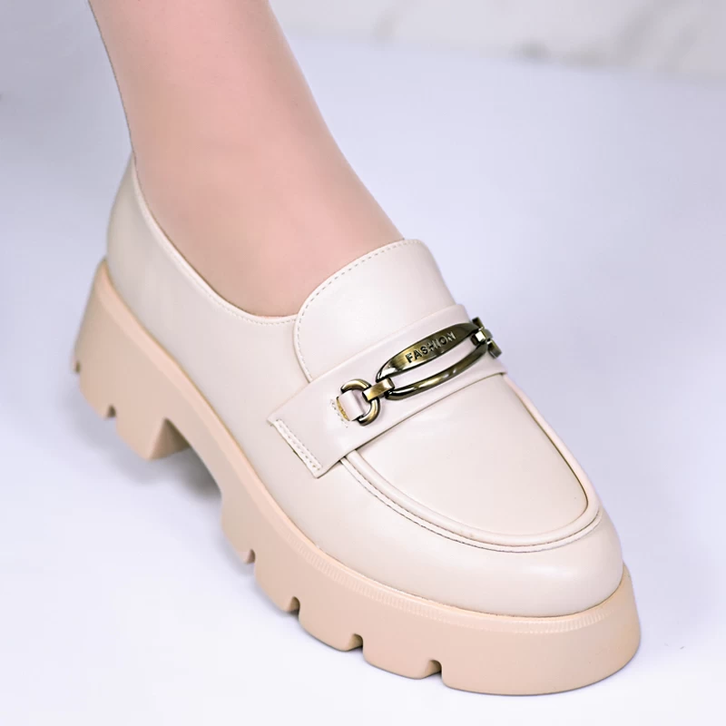 Boty A5705-2 Beige