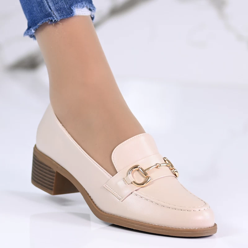 Elegantní dámské boty A4309-2 Beige