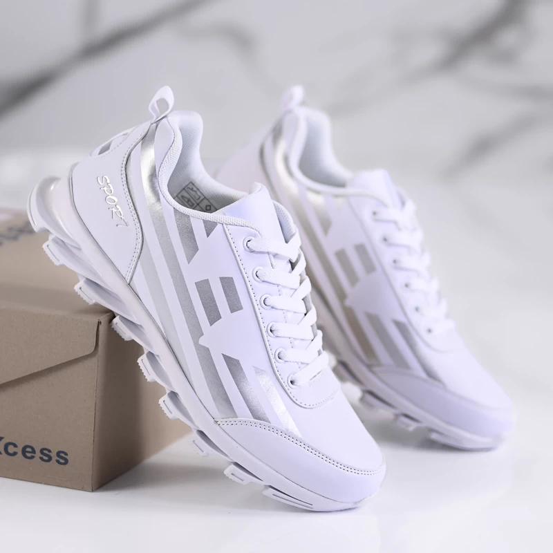 Sportovní sneakersy M9126-7 White/silver