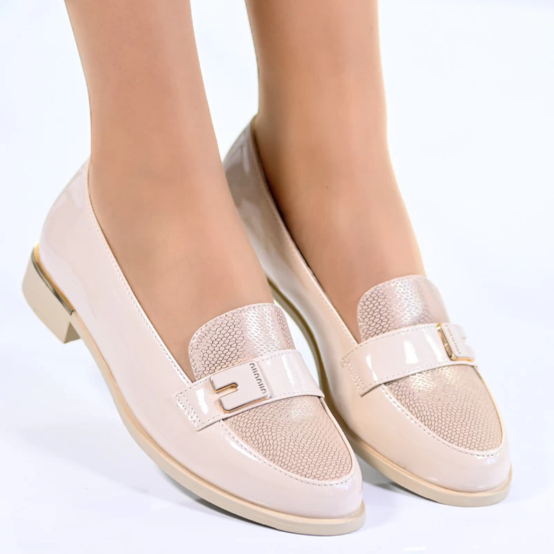 Boty A4324-2 Beige