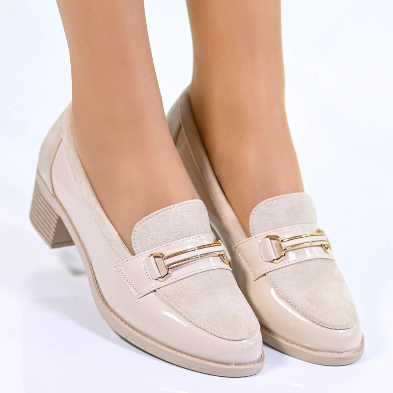 Boty A4329-2 Beige