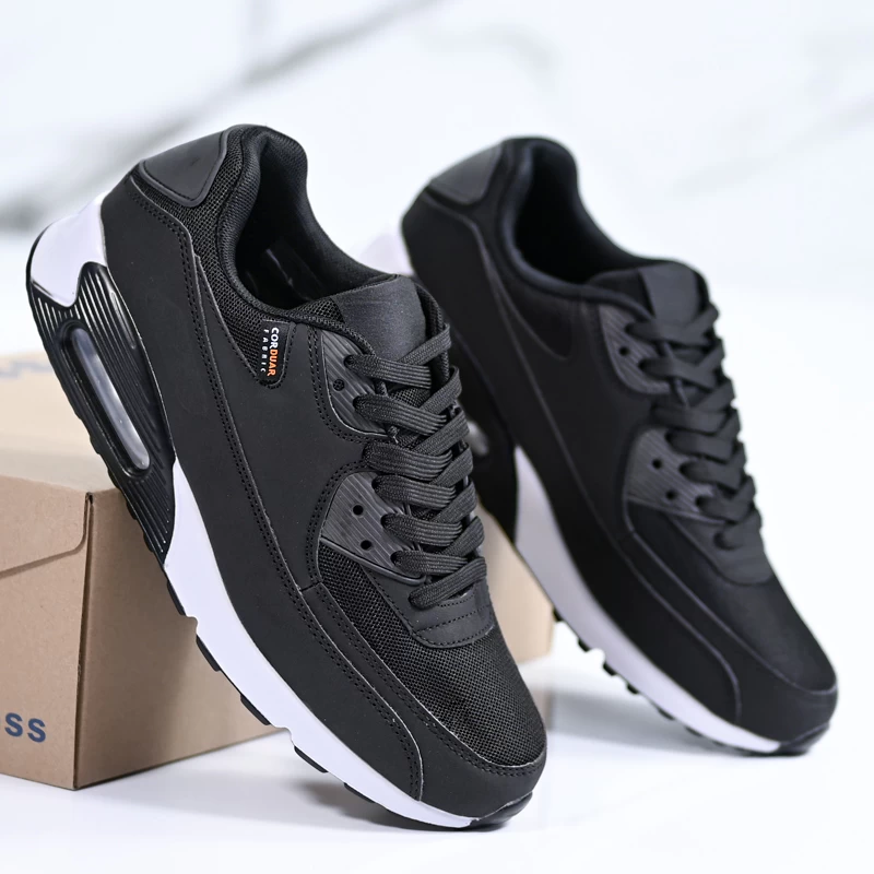 Sportovní sneakersy M9140-3 Black/white