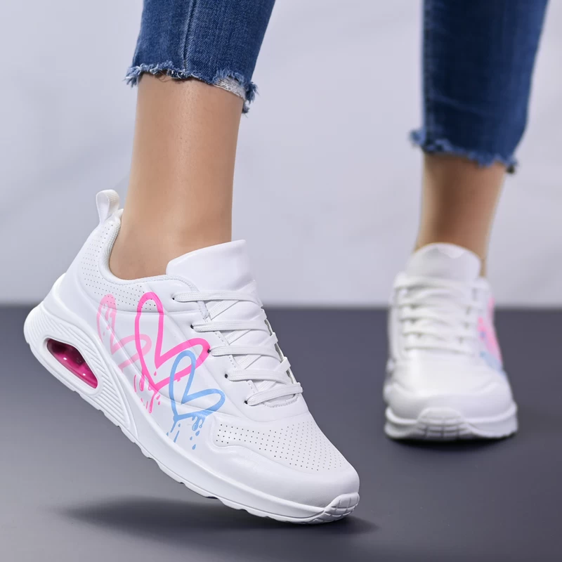 Sportovní sneakersy D9158-6 White/pink