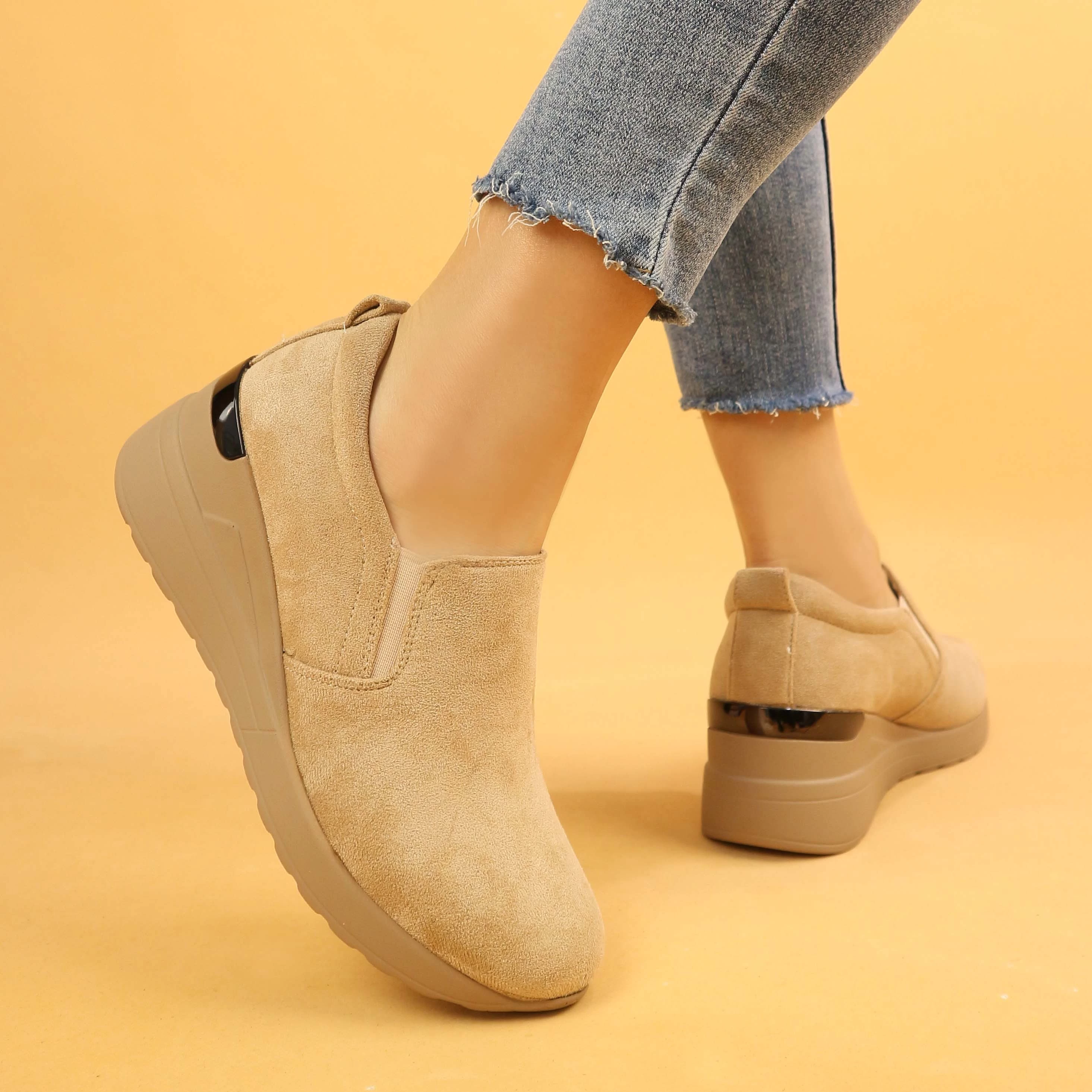 Boty A2069-2 Beige